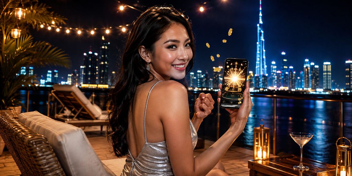 Pengguna di Kuala Lumpur melayari koleksi slot online melalui telefon pintar dengan pelbagai pilihan tema