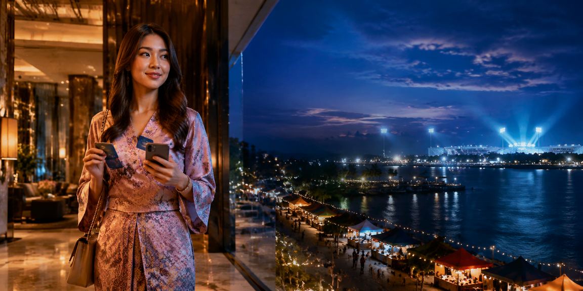Pengguna Malaysia membuat deposit dalam talian untuk permainan slot menggunakan telefon pintar