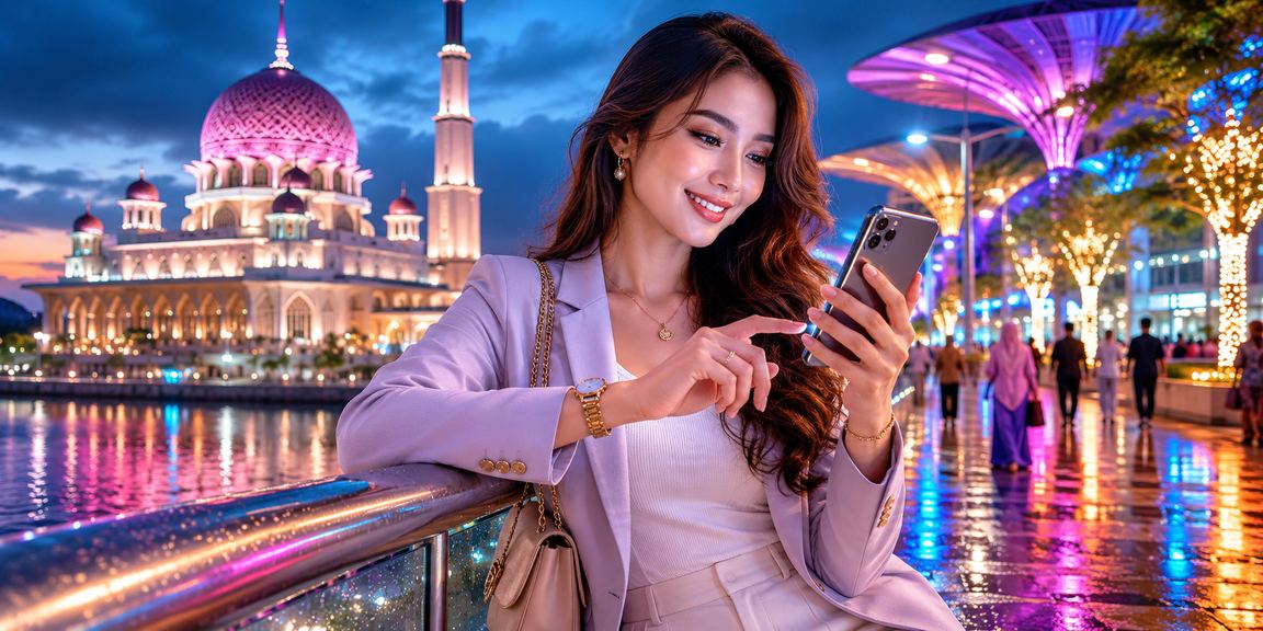 Pengguna di Putrajaya membuat deposit untuk membeli tiket loteri dalam talian melalui telefon