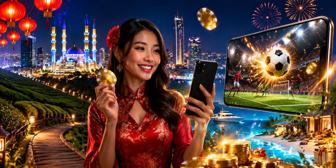 Pemain loteri di Selangor menggunakan telefon pintar untuk memilih nombor bertuah secara dalam talian